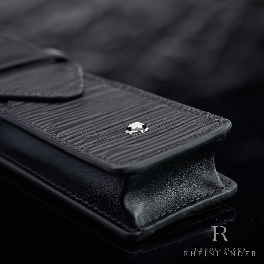 Montblanc Leather Goods Meisterstück 4810 Double Pen Pouch Black 132707 ID