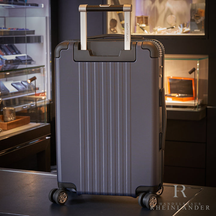 Montblanc MY4810 Cabin Trolley Compact Blue Hand Luggage Suitcase ID 130086