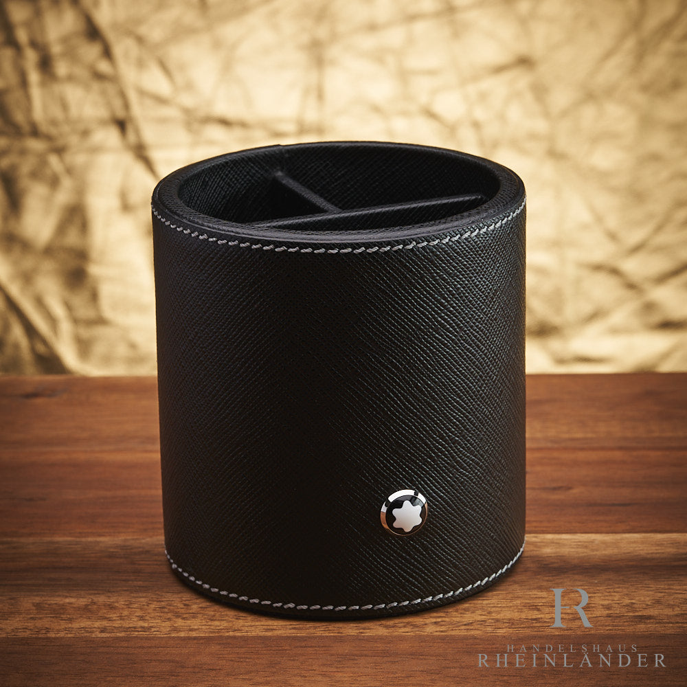 Montblanc Pen Holder Round Black – Handelshaus Rheinländer
