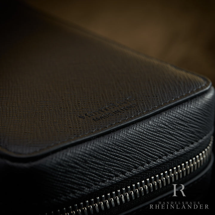 Montblanc Leather Goods Sartorial 8 Pen Poch Zipper Leather Black 220374