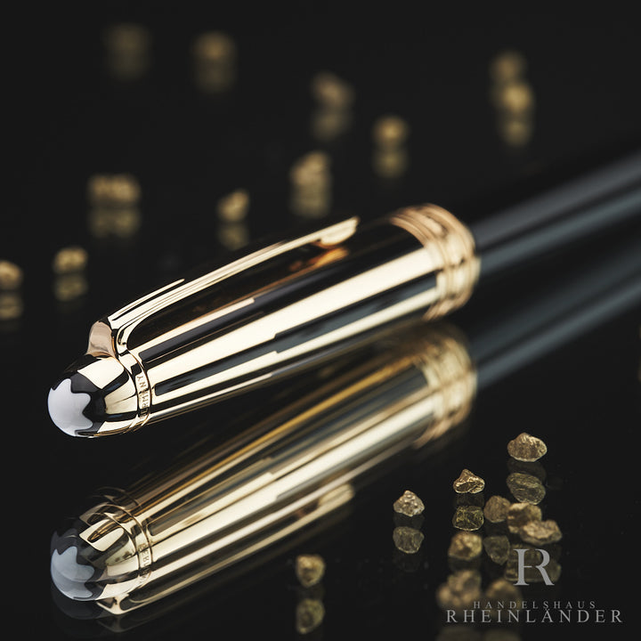 Montblanc Meisterstück Solitaire Doué Gold & Black Classique Ballpoint Pen 35988
