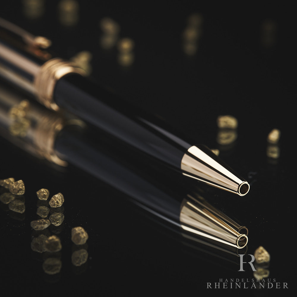 Montblanc Meisterstück Solitaire Doué Gold & Black Classique Ballpoint Pen 35988