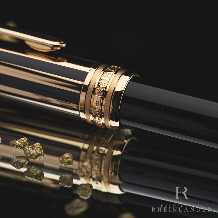 Montblanc Meisterstück Solitaire Doué Gold & Black Classique Ballpoint Pen 35988