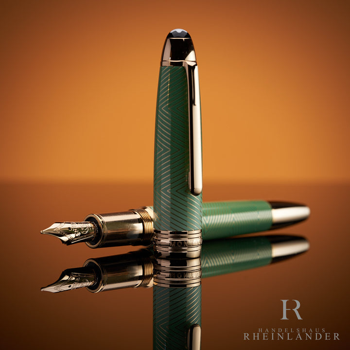 Montblanc Calligraphy Solitaire Celadon Degrade fountain pen 129553