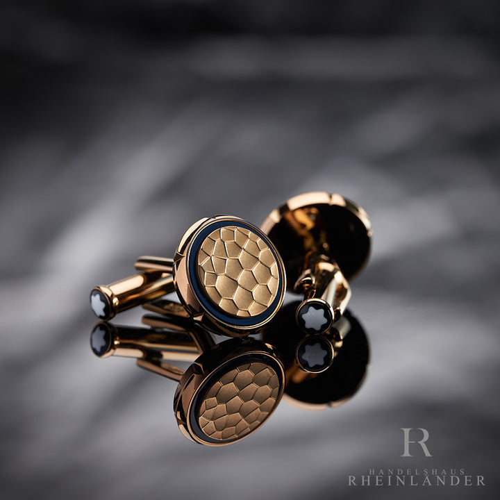 Montblanc Mens Accessories Steel Cufflinks Homage to Gustav Klimt 132966