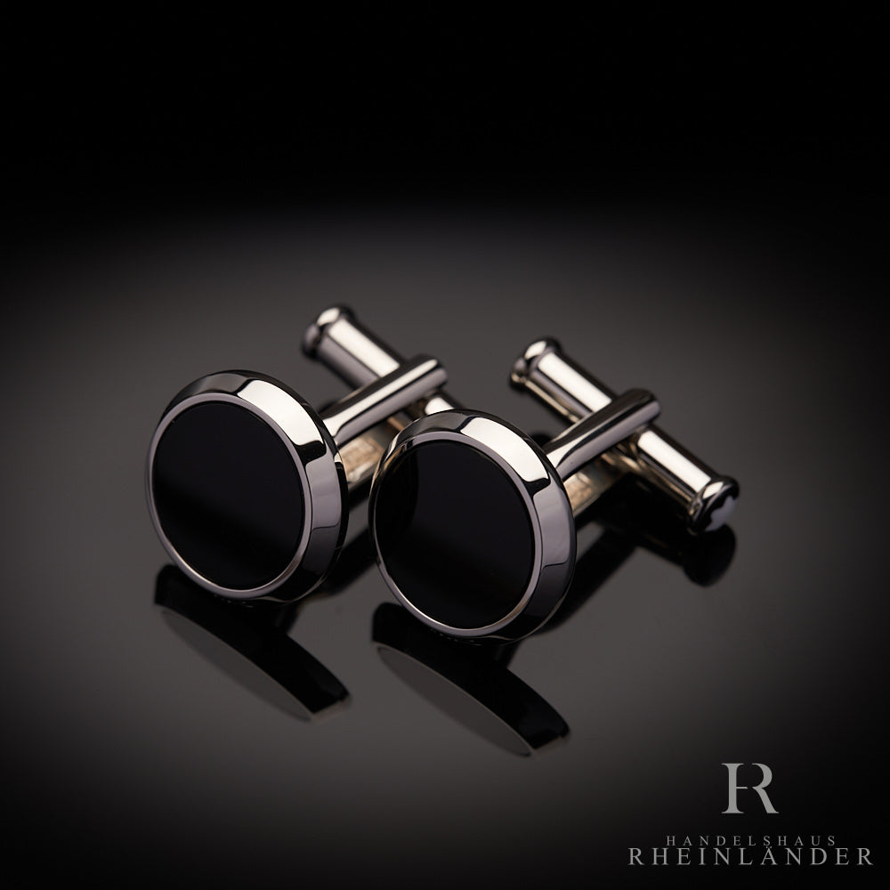 Montblanc ブラック カフリンクス MONT BLANC ブラックカフリンクス - メルカリ