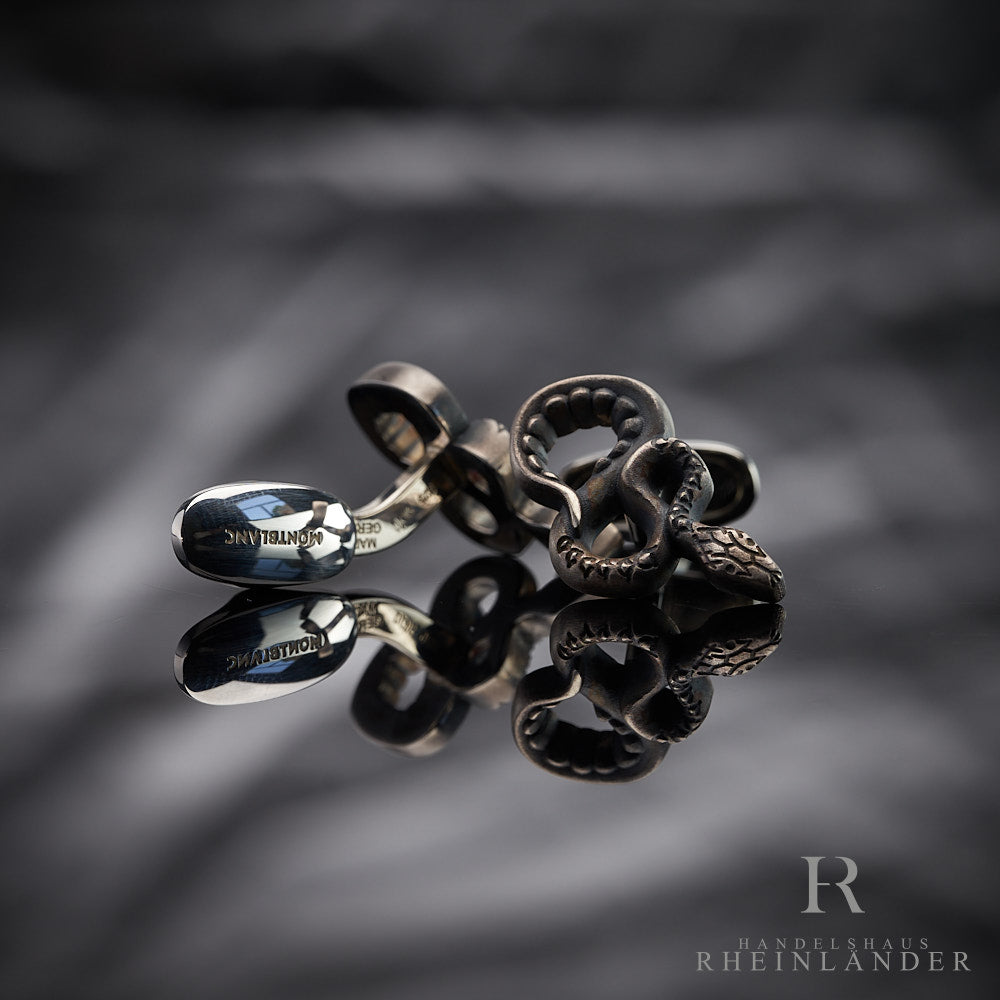 Montblanc Mens Accessories Cufflinks Zodiac The Snake 925 Silver 128339