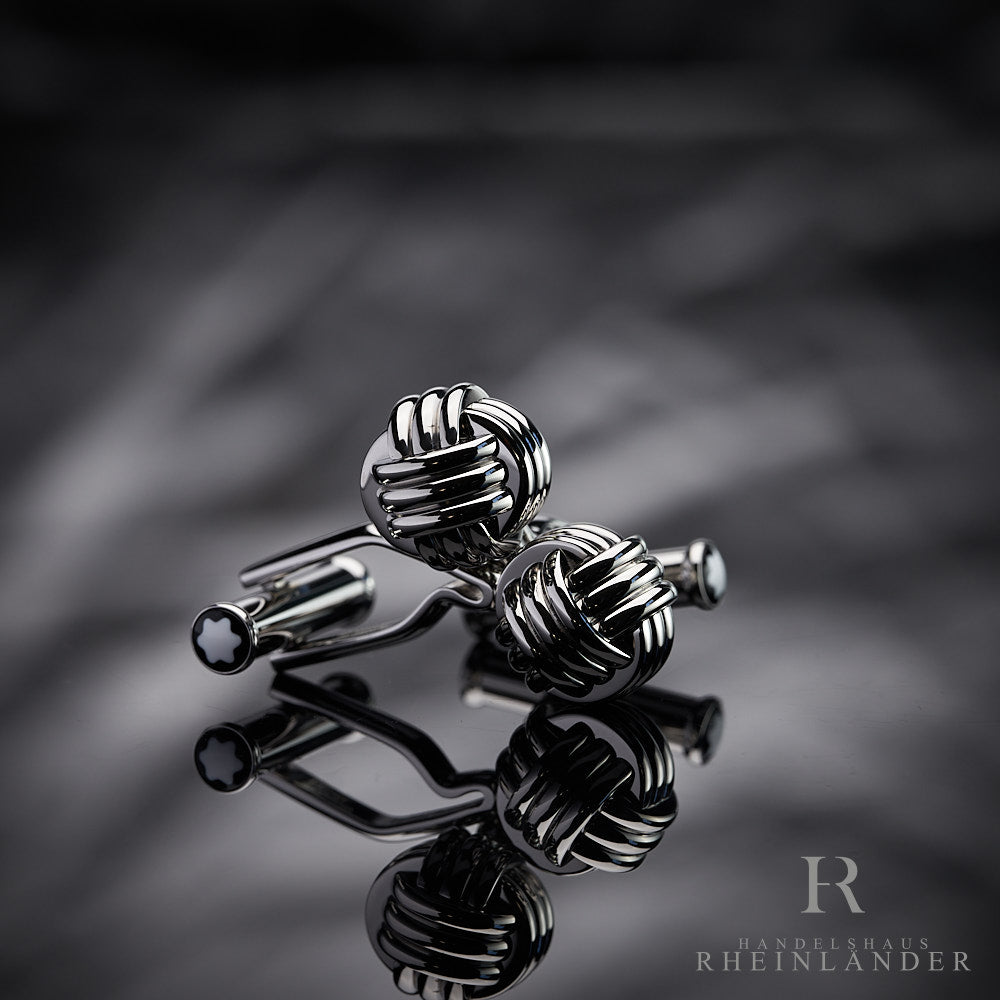 Montblanc Mens Accessories Sartorial Cufflinks Stainless Steel Knot 118611