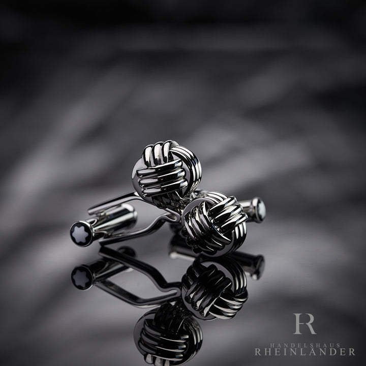 Montblanc Mens Accessories Sartorial Cufflinks Stainless Steel Knot 118611