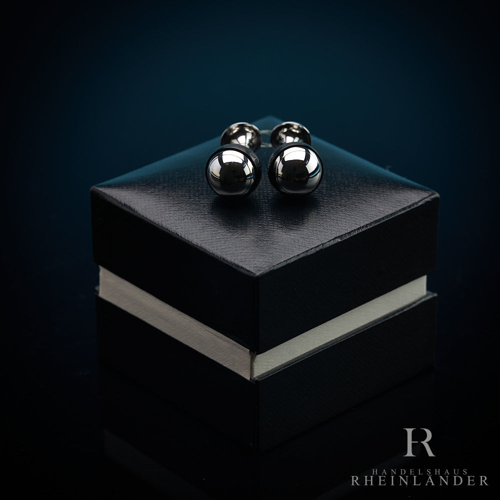 Montblanc Mens Jewelery Classic Collection Cufflinks Stainless Steel PVD 107051