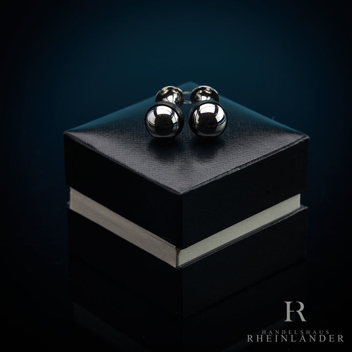 Montblanc Mens Jewelery Classic Collection Cufflinks Stainless Steel PVD 107051