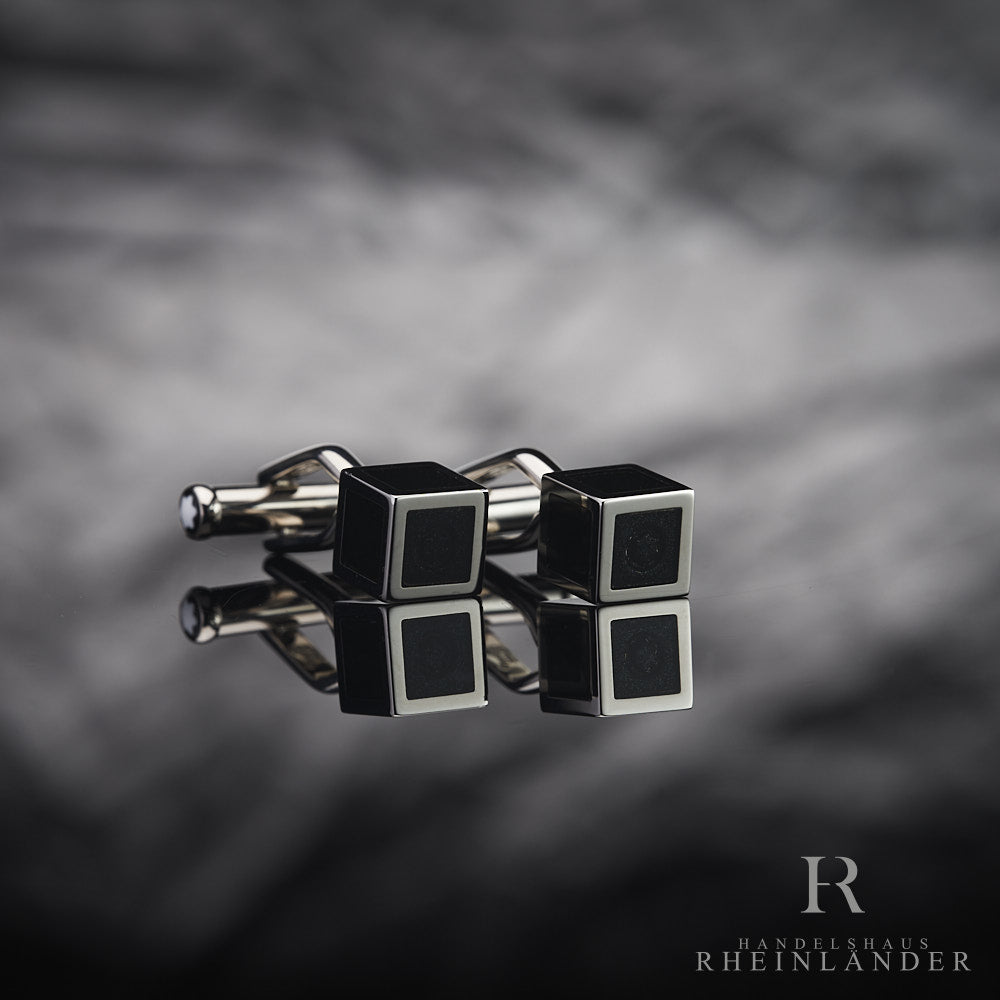 モンブラン カフス アイコニック キューブ 111307 montblanc-mens-jewellery-