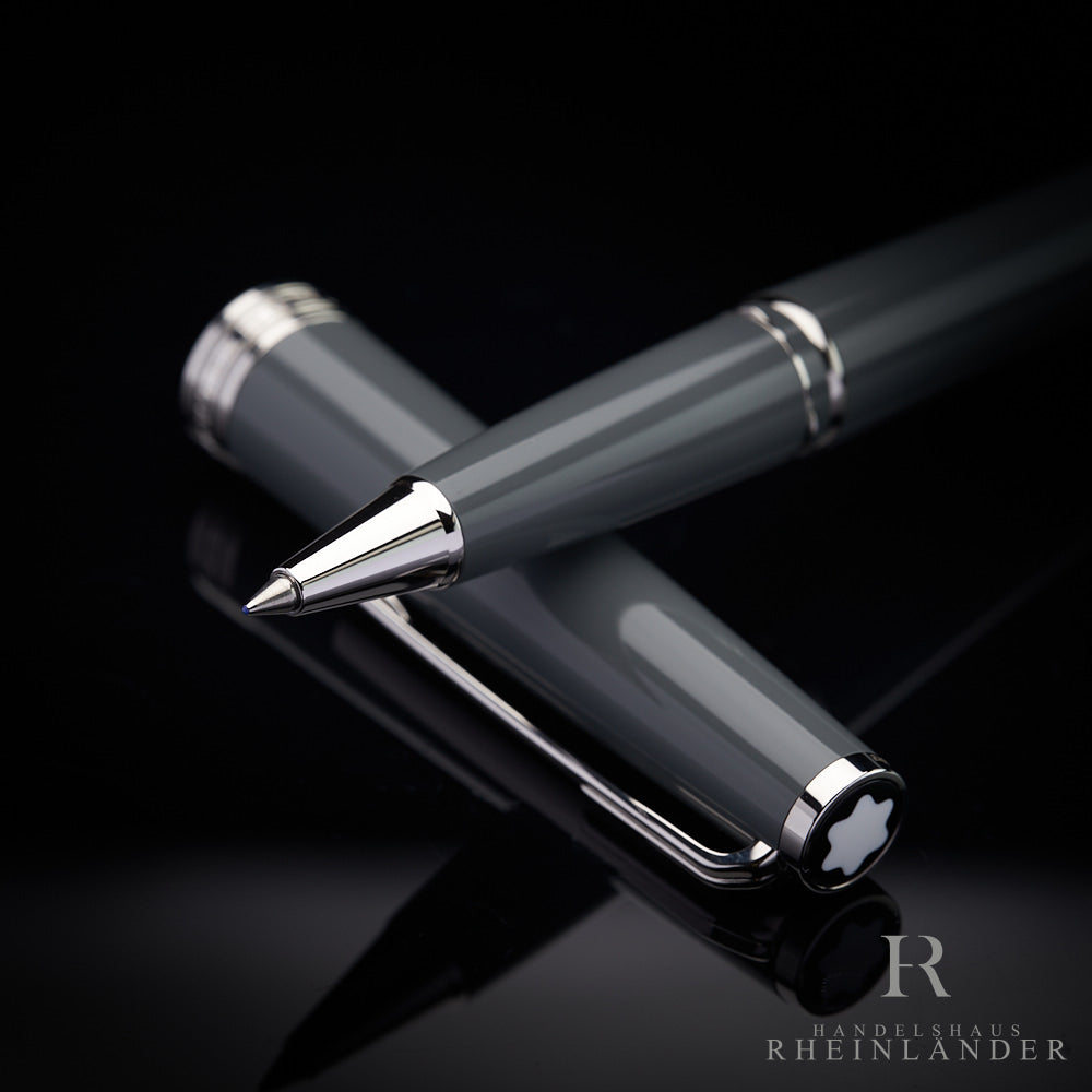 Montblanc Pix Collection Gray Platinum Line Gray Rollerball Fineliner ID 116577