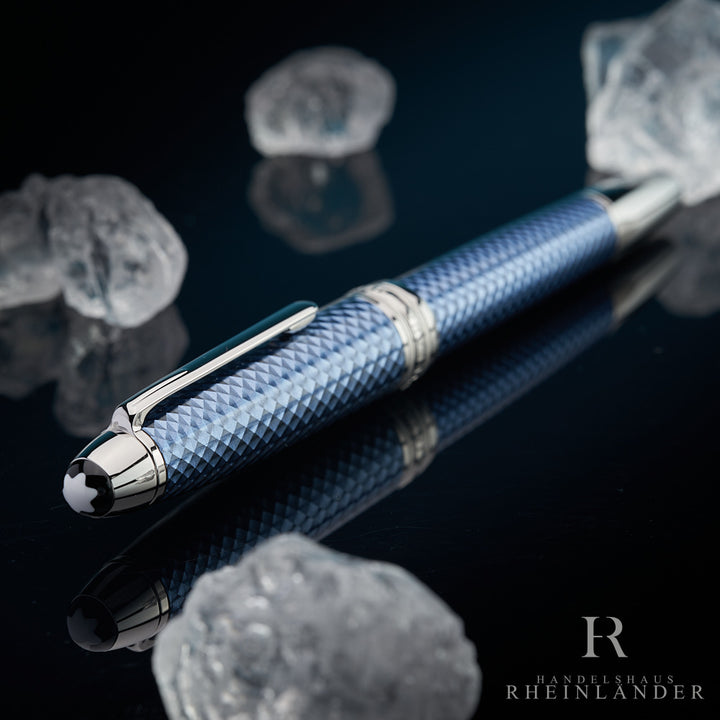 Montblanc Meisterstück Solitaire Glacier 162 Rollerball Fineliner ID 129408