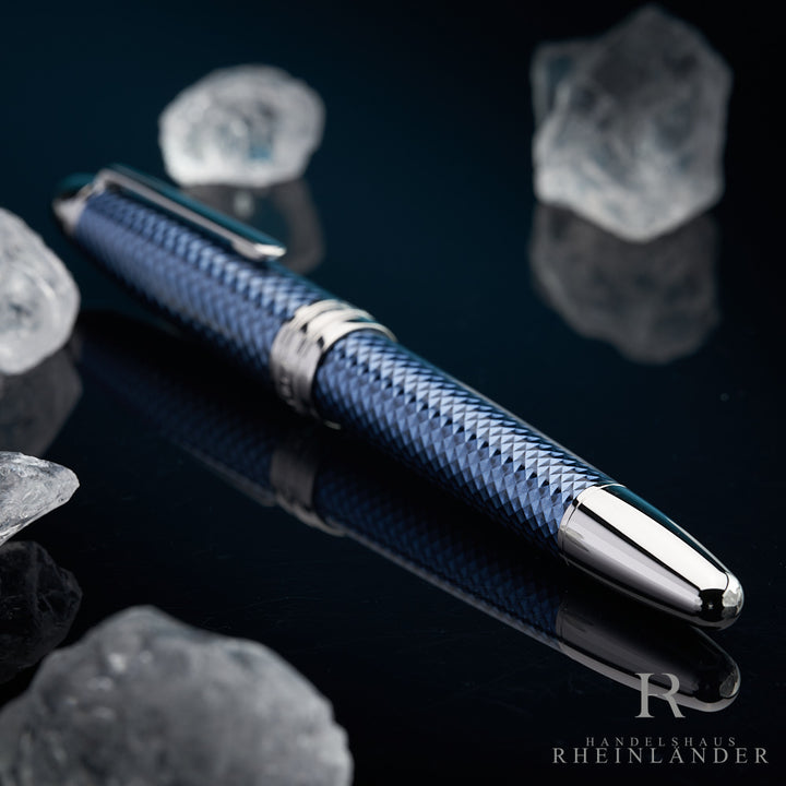 Montblanc Meisterstück Solitaire Glacier 162 Rollerball Fineliner ID 129408