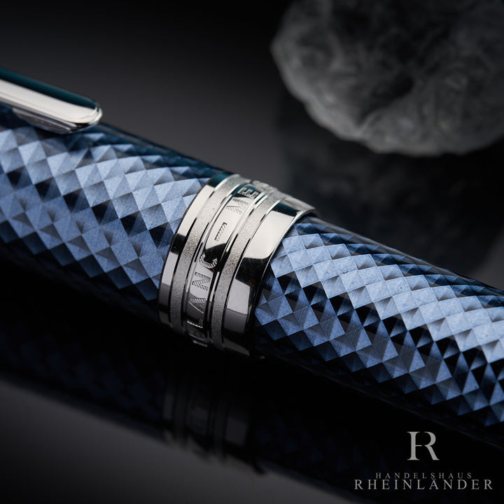 Montblanc Meisterstück Solitaire Glacier 162 Rollerball Fineliner ID 129408