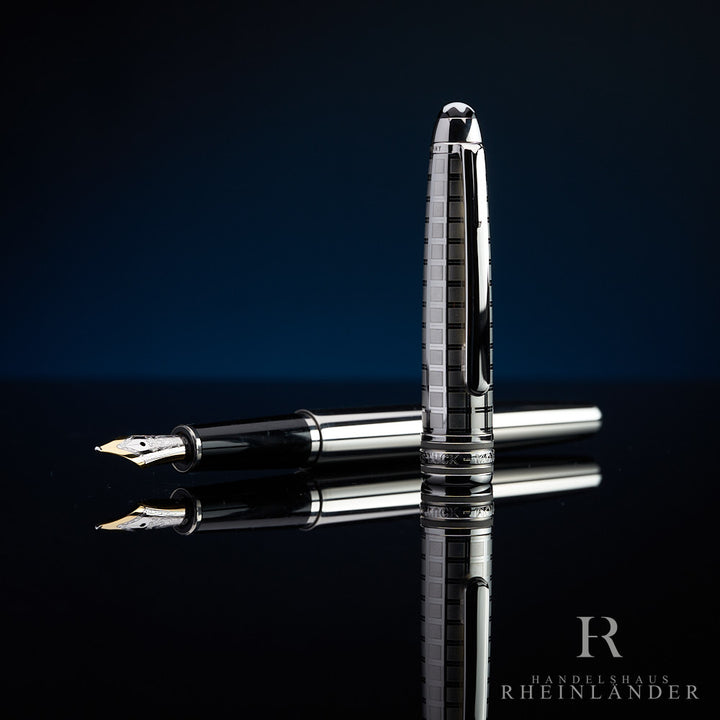 Montblanc Solitaire Stainless Steel II Classique 144 fountain pen 23844