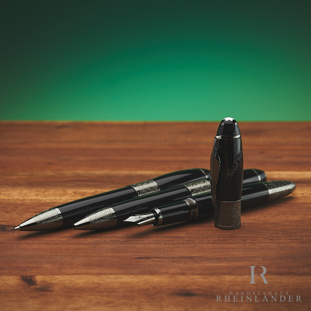 Montblanc Writers Edition 2014 Daniel Defoe Set of 3 FP | BP | MP ID 110509 original packaging