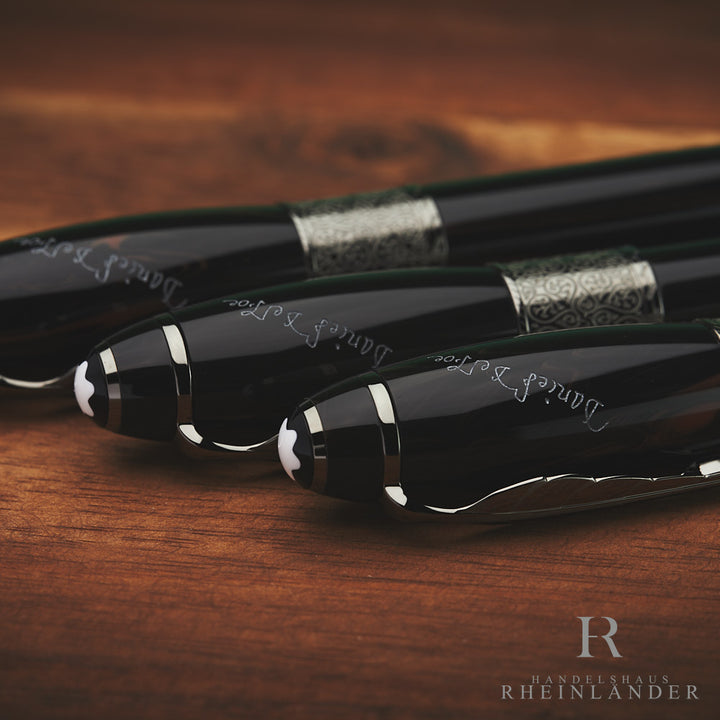 Montblanc Writers Edition 2014 Daniel Defoe Set of 3 FP | BP | MP ID 110509 original packaging