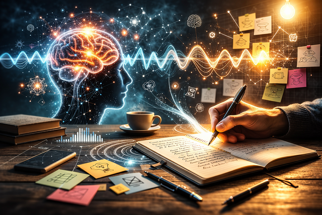 Die neuronale Architektur des Schreibens: Vom Hirnwellen-Rhythmus zur perfekten Notiz-Technik