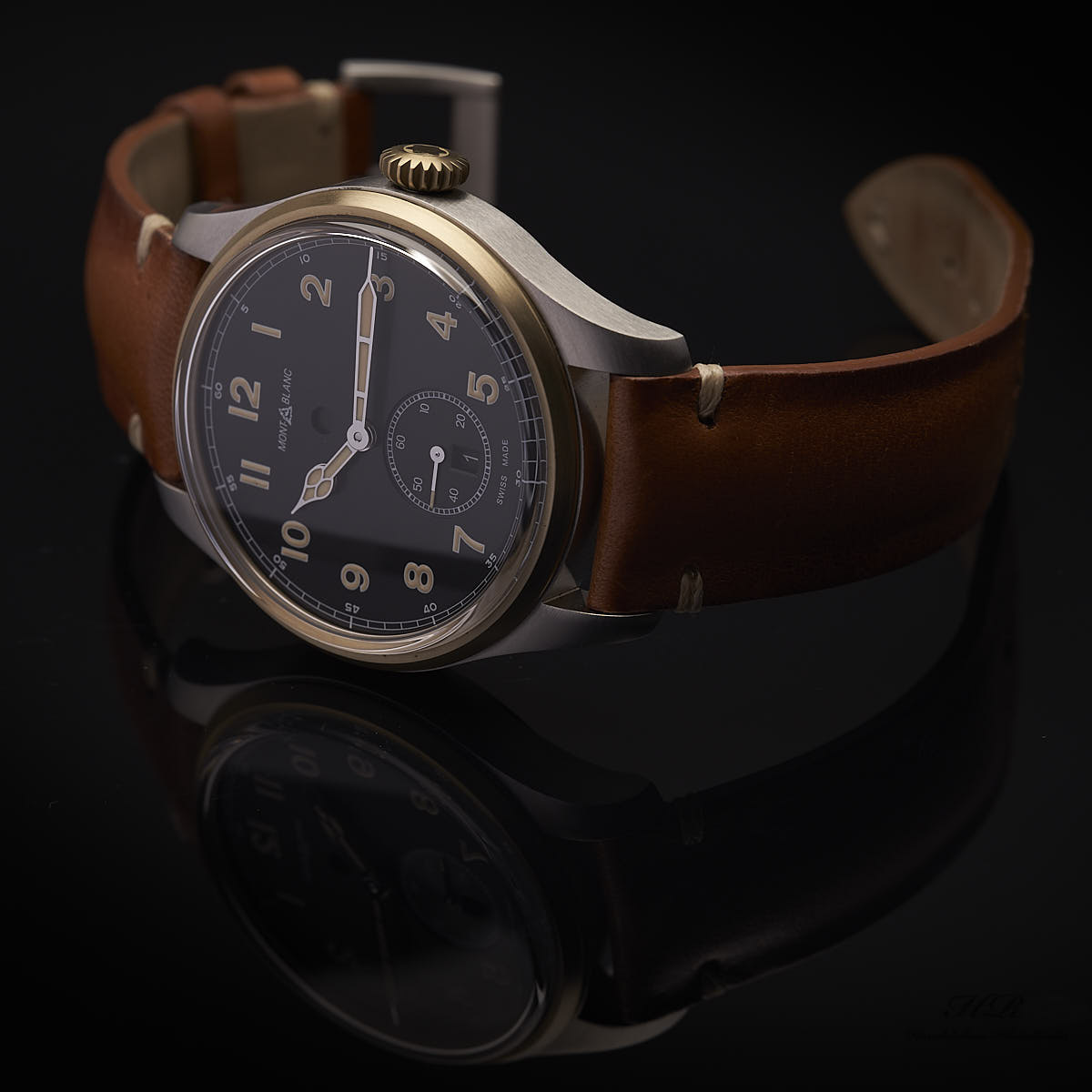 りべー Montblanc 1858 Dual Time wristwatch – Handelshaus Rheinländer
