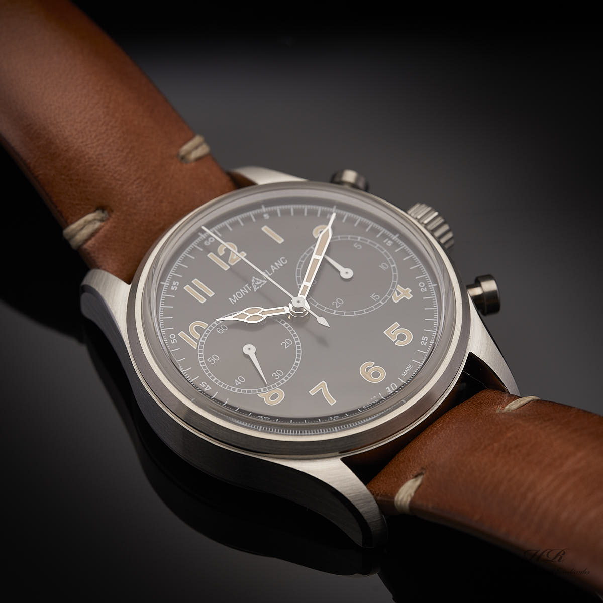 Montblanc 1858 Automatic Chronograph Stainless Steel Silver 42mm