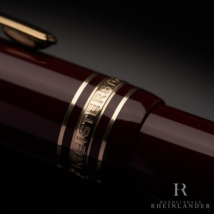 Montblanc Meisterstück Edelharz No 146 LeGrand Füllfederhalter Bordeaux ID 13862