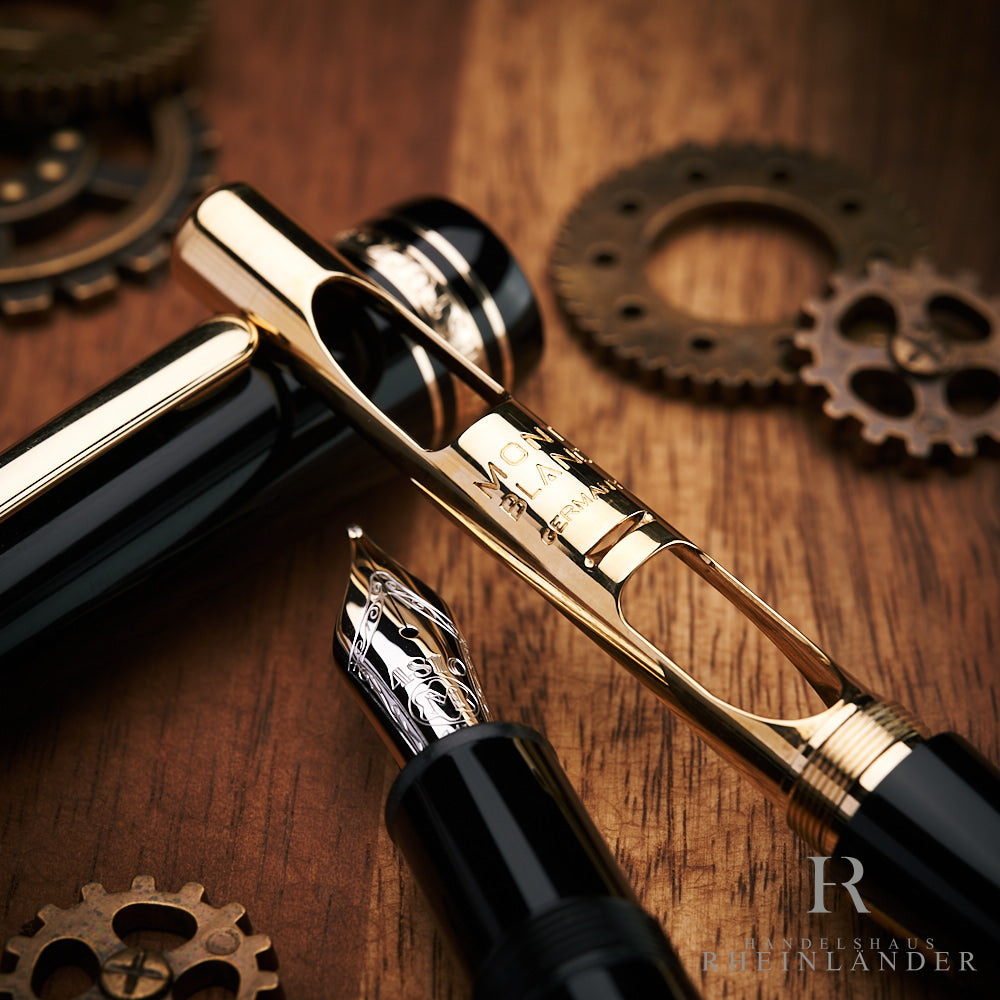 Montblanc Meisterstück LeGrand No 147 Traveller Füllfederhalter Gold ID 12090