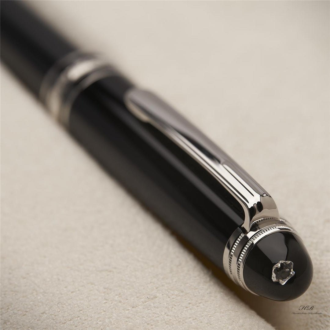 Montblanc Meisterstück Mozart Diamond No 114 Platin Füllfederhalter ID 107545