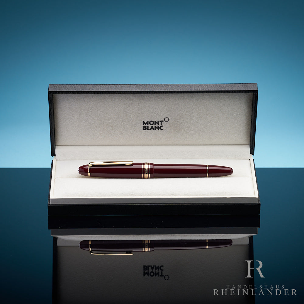 Montblanc Meisterstück LeGrand Bordeaux Traveller 147 Fountain Pen ID 12098 OVP