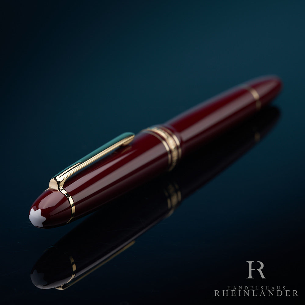 Montblanc Meisterstück LeGrand Bordeaux Traveller 147 Fountain Pen ID 12098 OVP