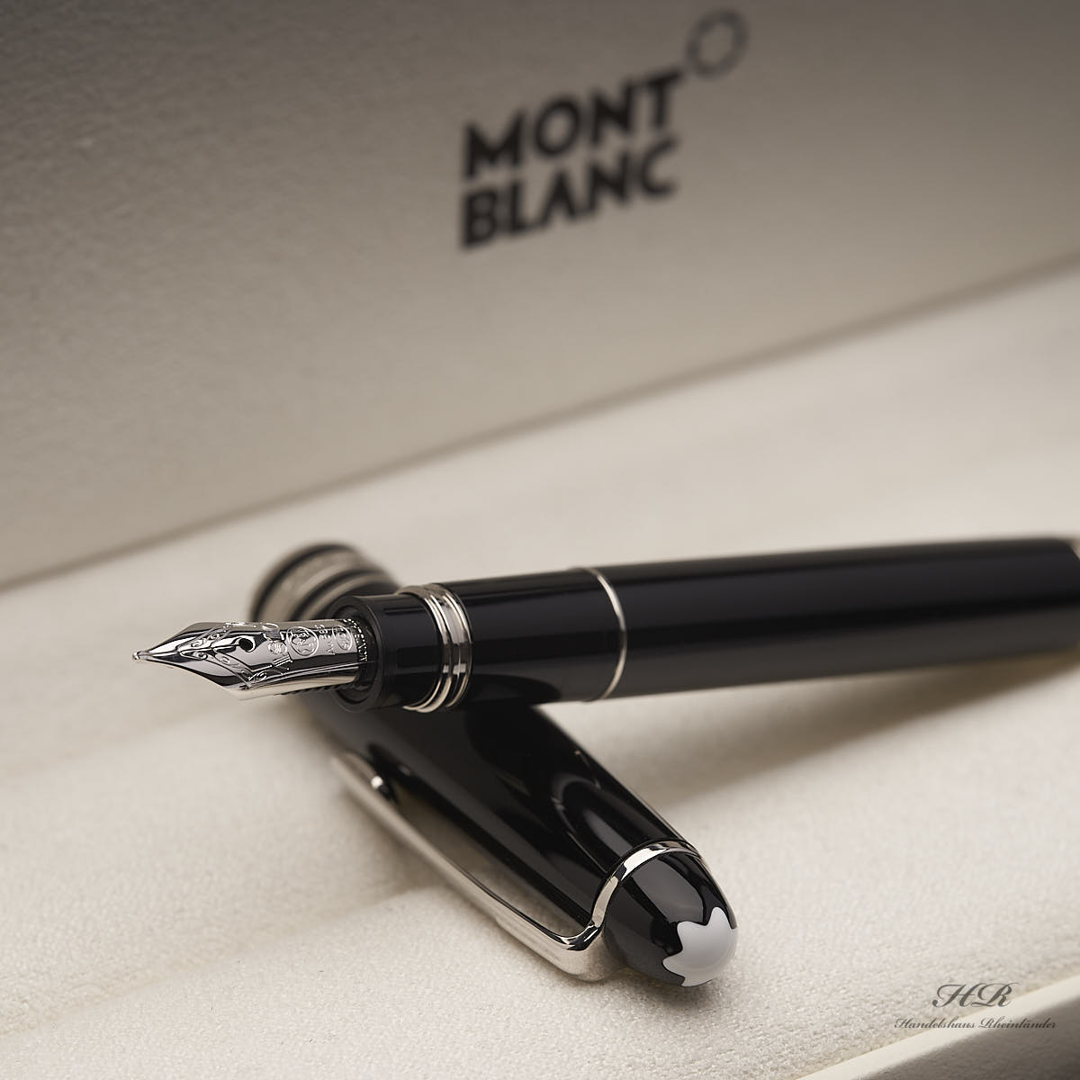 Montblanc Mozart Platinum Fountain Pen – Handelshaus Rheinländer