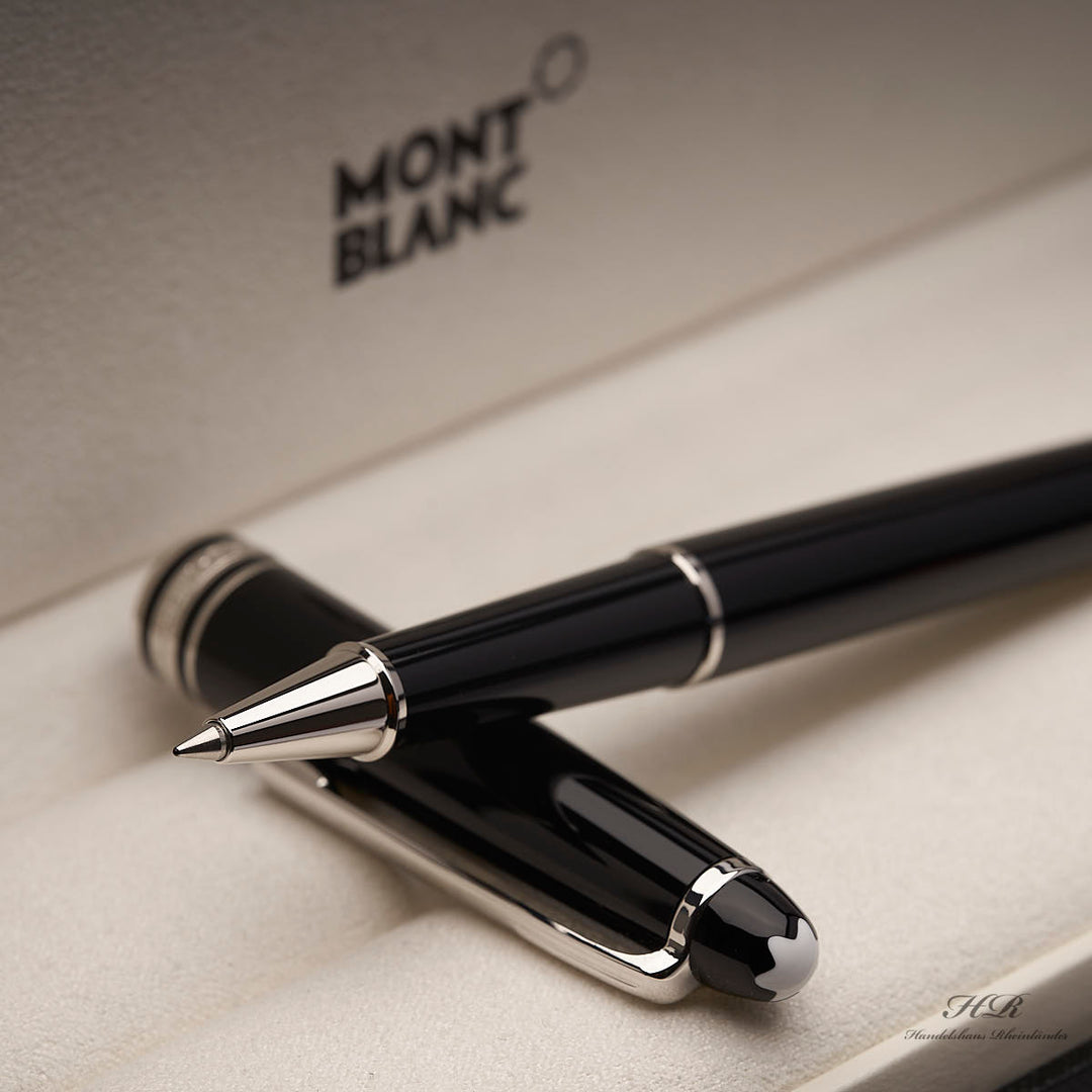 Montblanc Meisterstück Resin Classique No163 Platinum Line Rollerball ID 02865 OVP