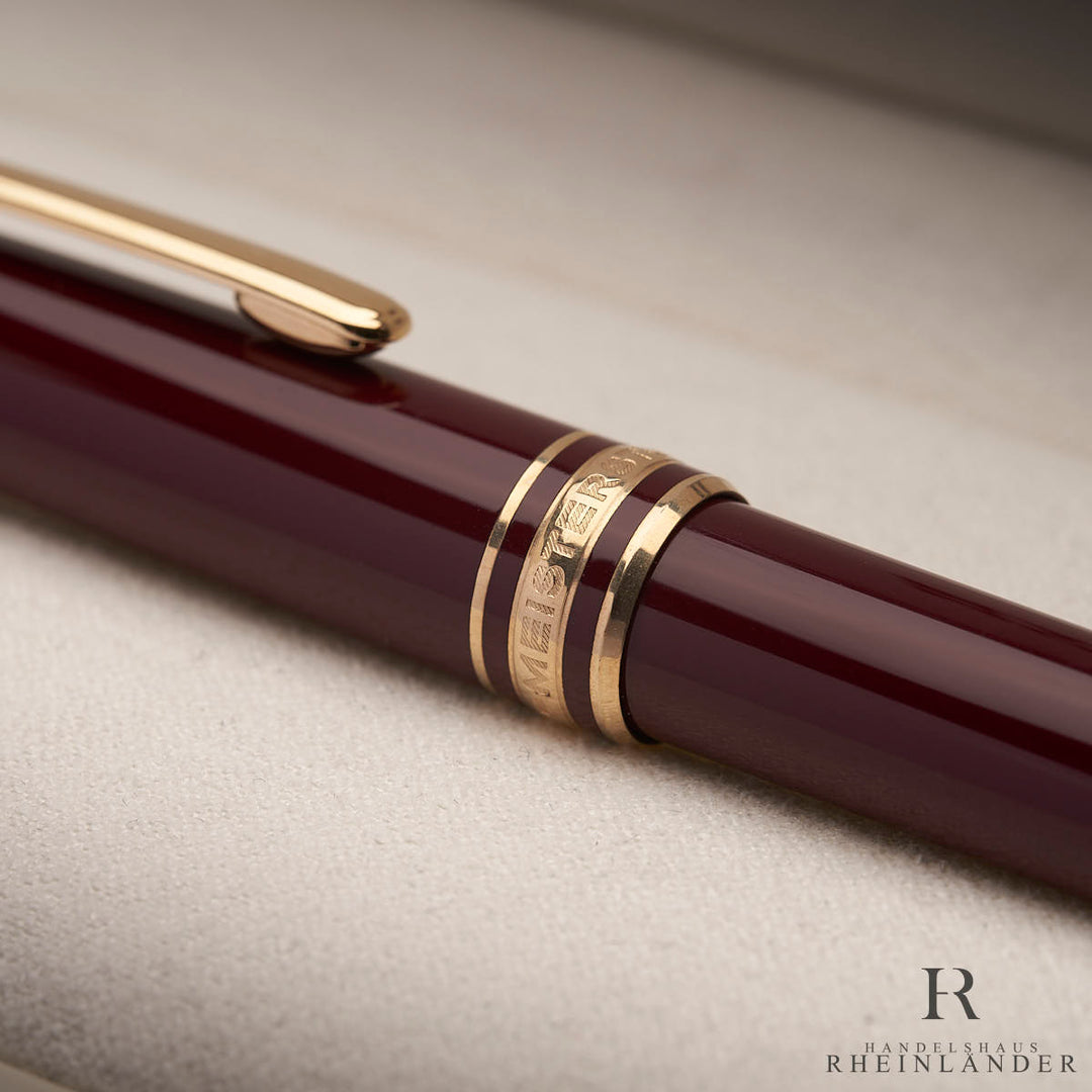 Montblanc Meisterstück Classique Bordeaux No 163 Roller Ball Fine Liner ID 13651