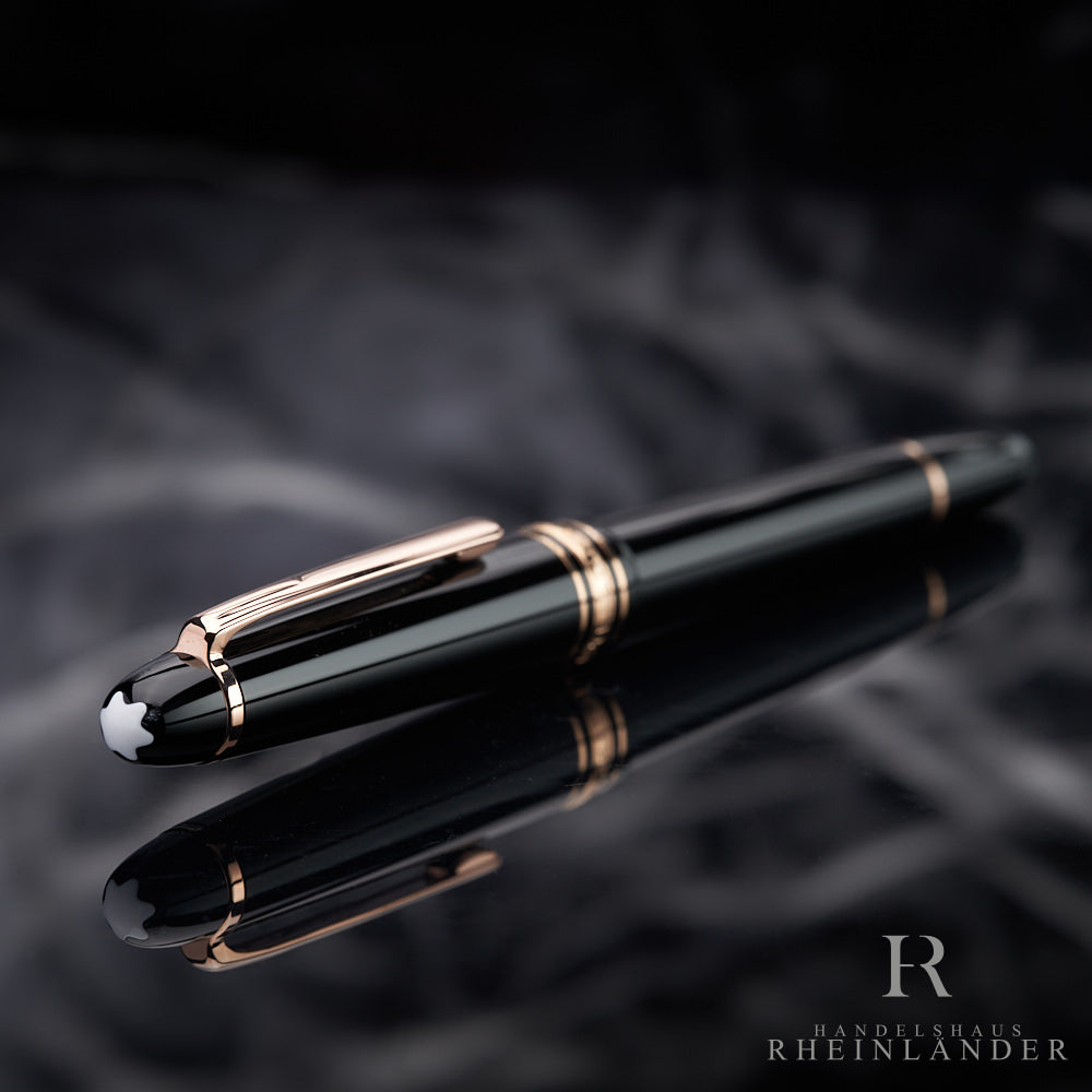 Montblanc Meisterstück Classique Modell 145 Füllfederhalter Red Gold ID 112676