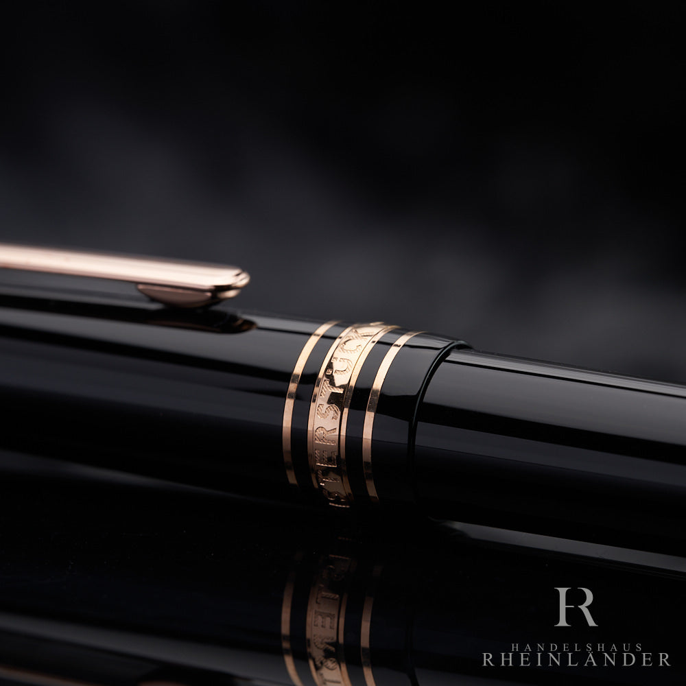 Montblanc Meisterstück Classique Modell 145 Füllfederhalter Red Gold ID 112676