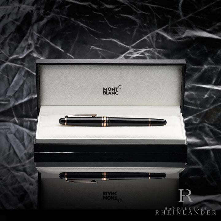 Montblanc Meisterstück Classique Modell 145 Füllfederhalter Red Gold ID 112676