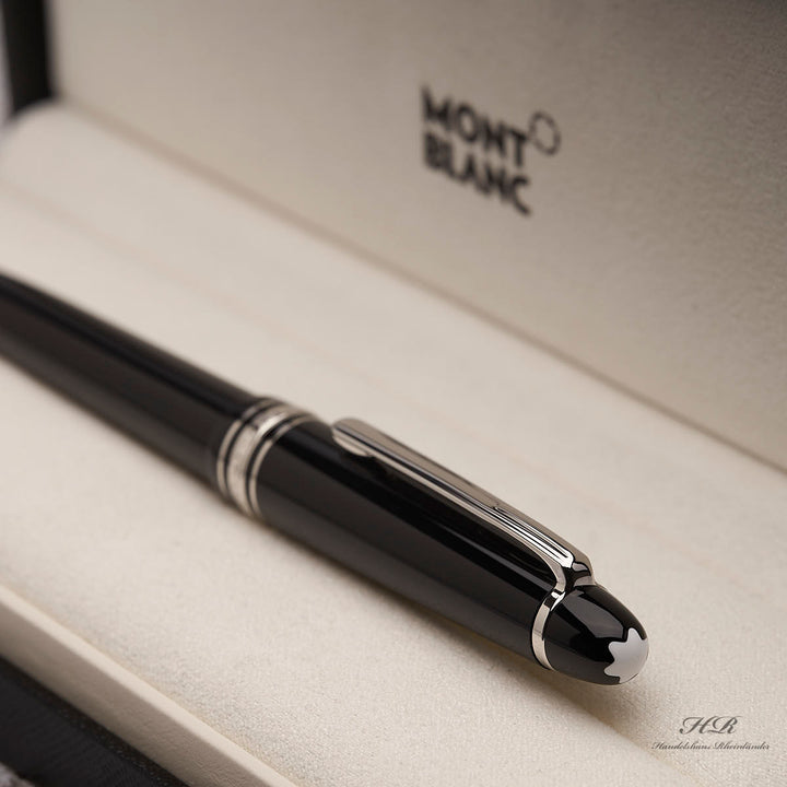 Montblanc Meisterstück Platinum Coated Midsize Ballpoint Pen Kuli ID 114185 OVP