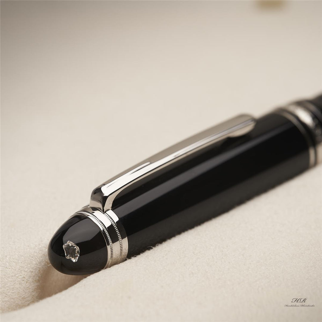 Montblanc Meisterstück Le Grand No 162 Platin Diamond Roller Ball ID 106126 OVP