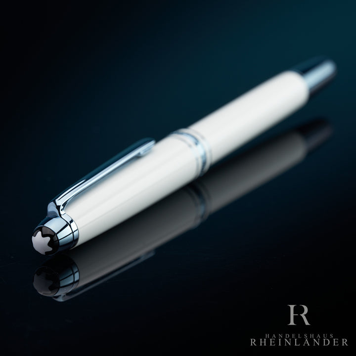 Montblanc Meisterstück Glacier Classique Fountain Pen Füller White ID 129399 OVP