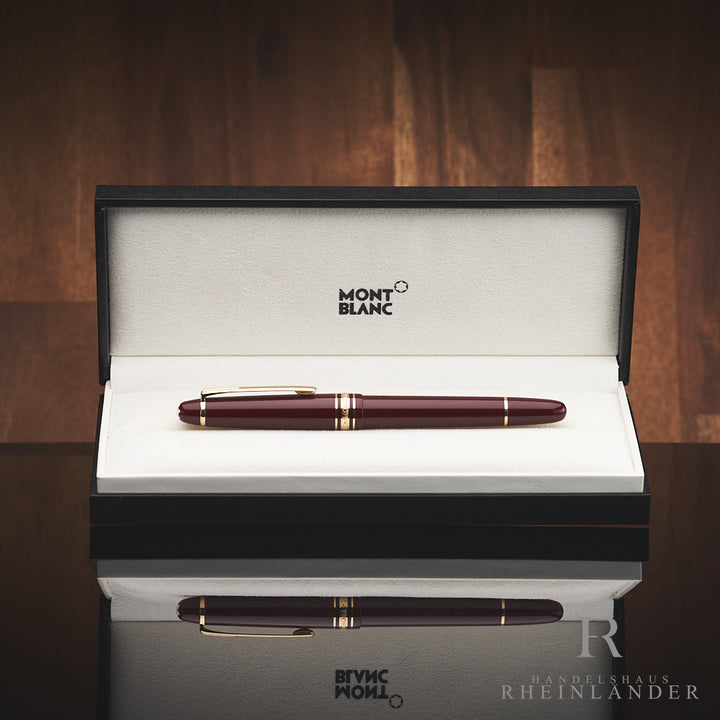 Montblanc Meisterstück Classique Bordeaux  Füllfederhalter Kugelfeder ID 1526