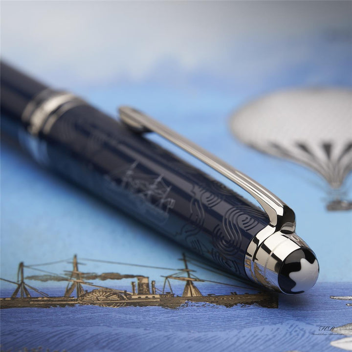 Montblanc Meisterstück Around the World in 80 Days Resin Kugelschreiber 126347