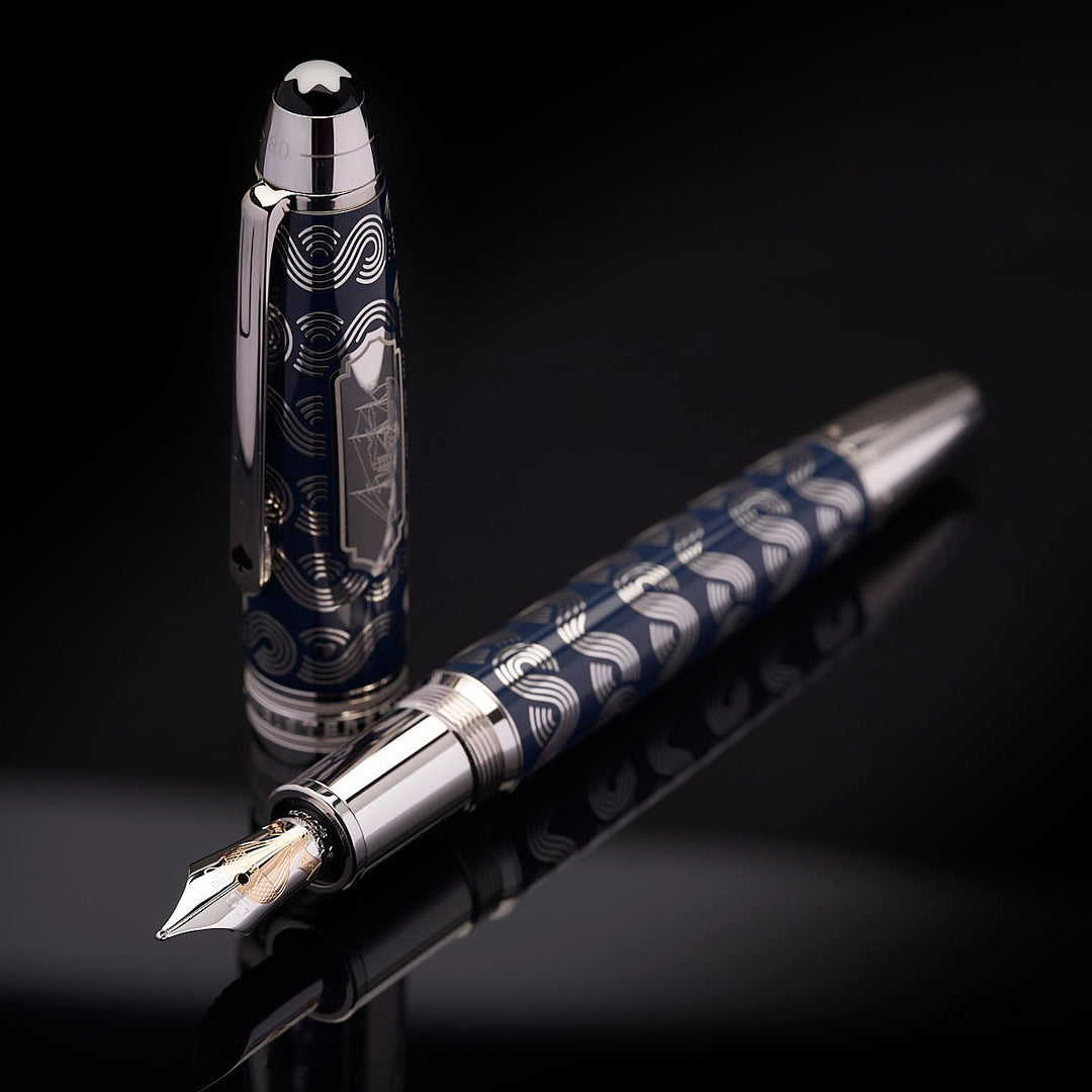 Montblanc Meisterstück Solitaire Around the World in 80 Days Fountain Pen 126353