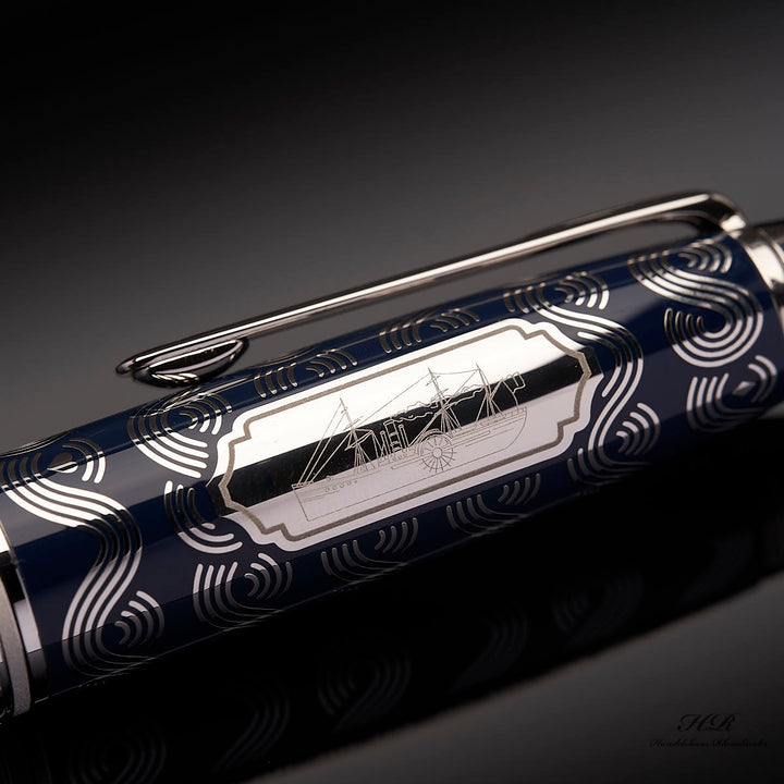 Montblanc Meisterstück Solitaire Around the World in 80 Days Fountain Pen 126353