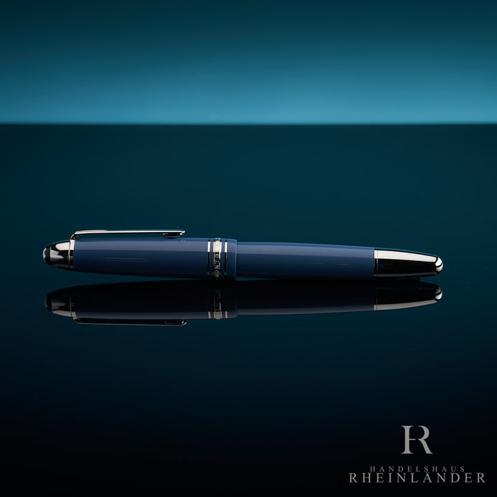 Montblanc Meisterstück Resin LeGrand Glacier Fountain Pen Füller Blue 129393 OVP