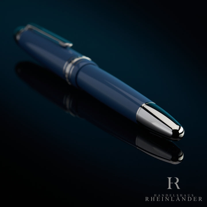 Montblanc Meisterstück Resin LeGrand Glacier Fountain Pen Füller Blue 129393 OVP