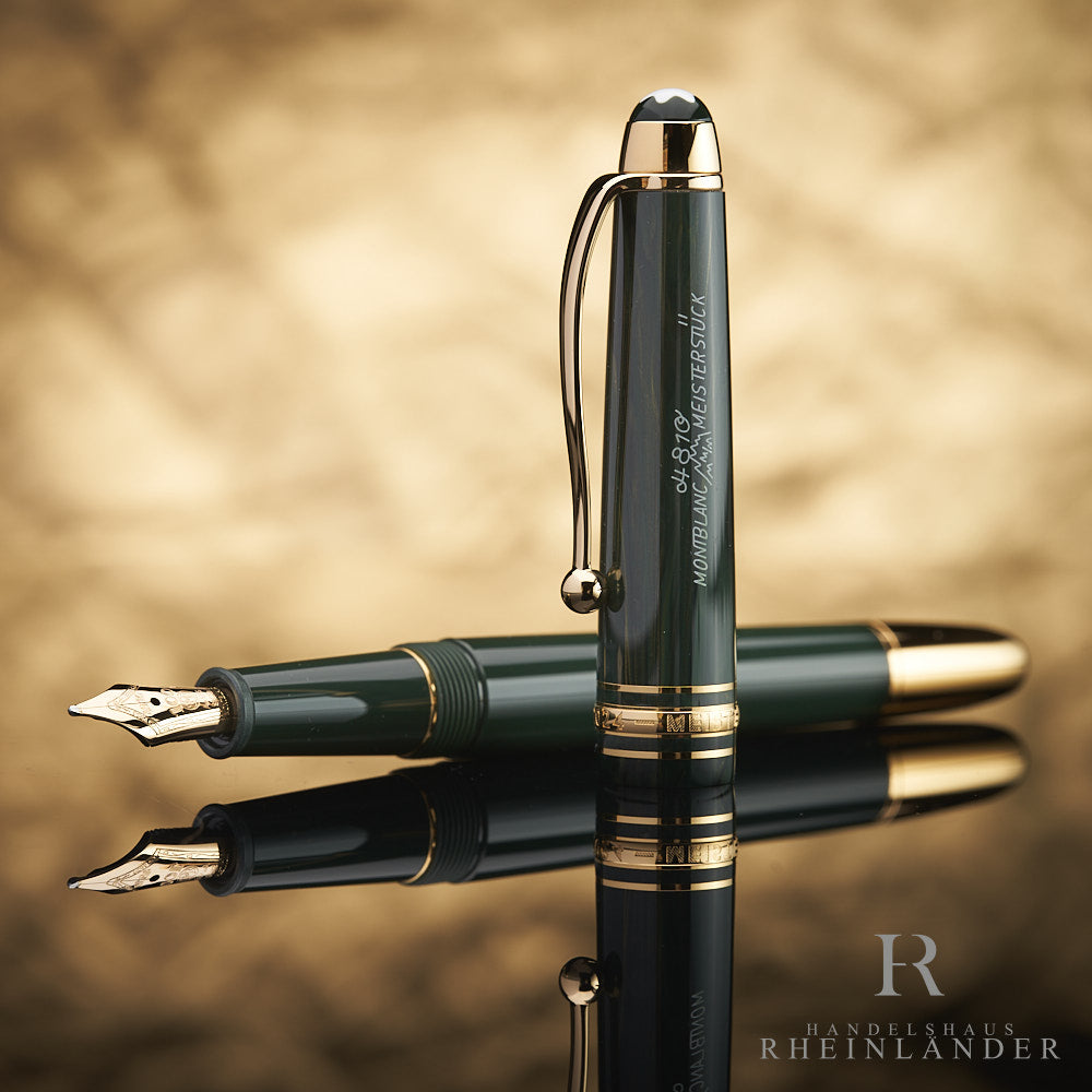 Montblanc The Origin Collection Classique Fountain Pen Green Resin ID 131342