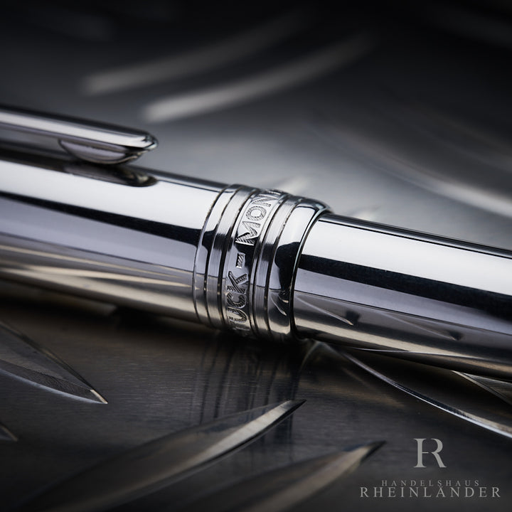 Montblanc Meisterstück Solitaire Stainless Steel Classique Kugelschreiber 23164