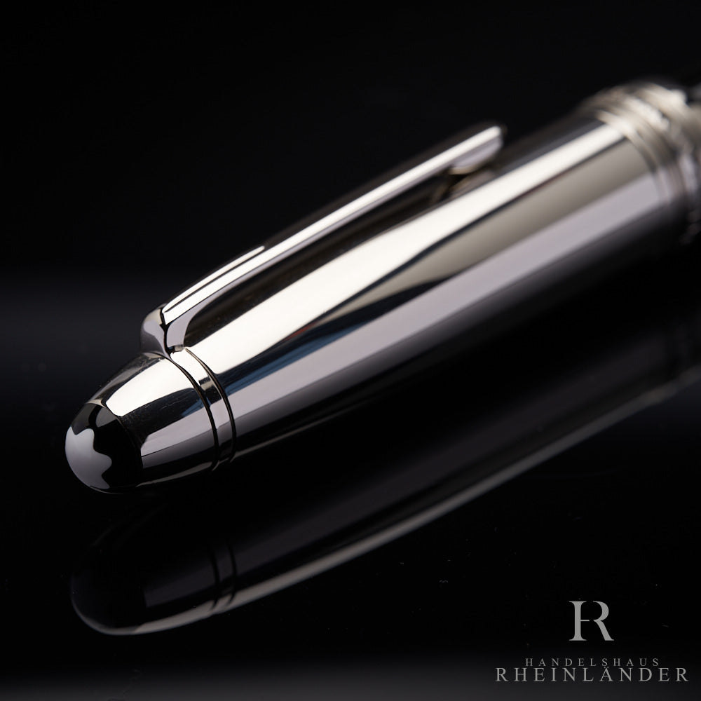 Montblanc Solitaire Stainless Steel Doué Le Grand Füllfederhalter ID 03997 OVP