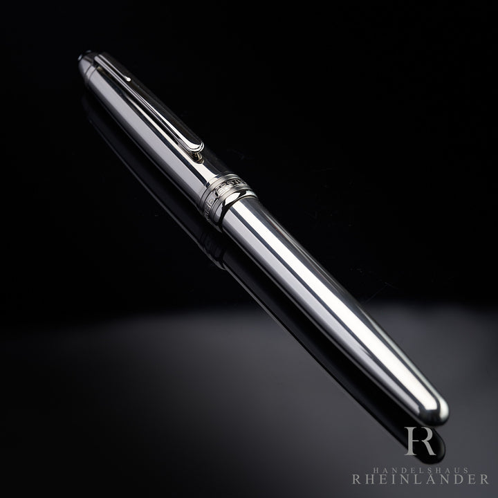 Montblanc Solitaire Stainless Steel No 144 Fountain Pen ID 23144 OVP